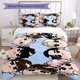 thumbnail image 1 of 3pcs Bedding Set Duvet Cover Closure Includes 1 Duvet Cover & 2 Pillowcases for All Seasons Bedroom Decor, Home Dorm High-Definition Print Snowman Band A264, 1 of 1