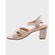 thumbnail image 4 of Sandalia Taco cuadro Blanco, 4 of 5