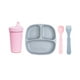 thumbnail image 1 of Set Comida 4 Piezas Gris - Rosado, 1 of 3