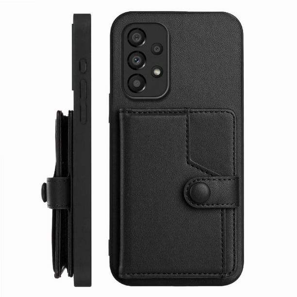FOXDOCK Funda para SAMSUNG Galaxy A33 con Bloqueo RFID - Diseño Elegante con Cierre de Botón