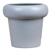 Fliperex - Macetero Maceta Estilo Escandinavo Acabado Moderno Gris