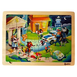 Onshine - Rompecabezas 24 Piezas Madera Robbery