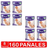 Babysec - Pañales Babusec Premium Manga X8 - Talla P - 160 Pañales