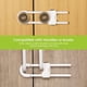 thumbnail image 3 of Seguros Jetec Ajustables en U para Muebles, 10 Unidades, 3 of 3