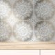 thumbnail image 3 of Wallpaper Tiles Main Street, mandala blanca, 8 x 8 unidades, 24 unidades, 3 of 7