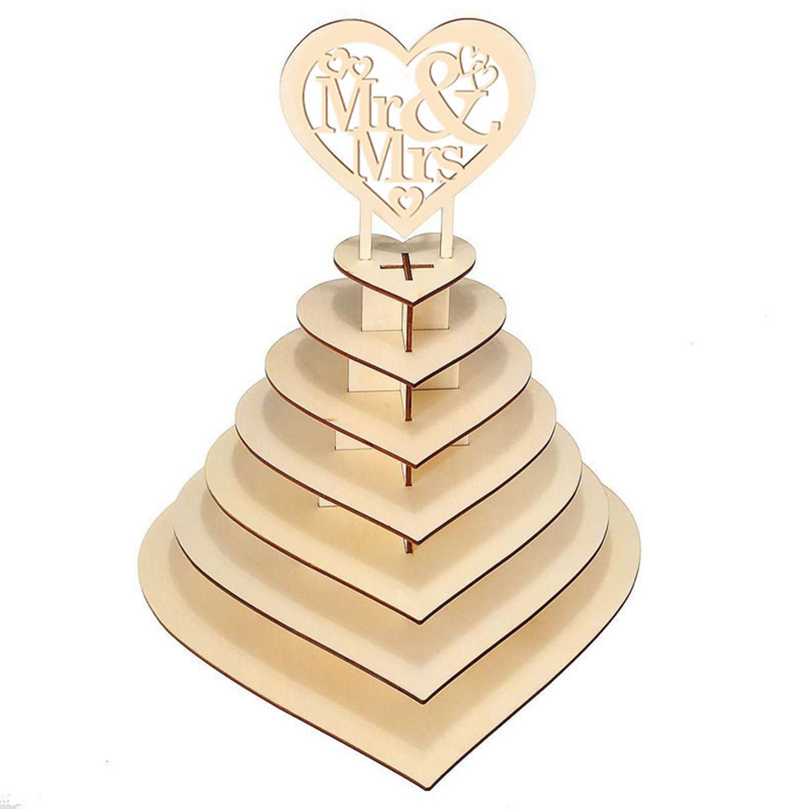 Bothyi - Corazón Mr & Mrs Chocolate Display Stand Holder Para Navidad Boda Cumpleaños