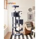 thumbnail image 2 of Torre para gatos Cat Tree Feandrea para interiores con rascadores, color gris, 2 of 9