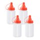 thumbnail image 4 of 4 Botellas Peque?as Para Apretar, Contenedor Portátil De Almacenamiento De Alimentos, Botellas Para Condimentos, Botella Roja, 4 of 5