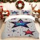 thumbnail image 1 of Colorful Star Art Printed Duvet Cover Set Bedding Including Duvet Cover and Pillowcases Multi-Color Print Suitable for Home and Gue, 1 of 1