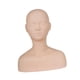 thumbnail image 3 of Cabeza de maniquí de entrenamiento Modelo de cabeza de maniquí con hombros Extensión de pestañas Cabeza de maniquí de cosmetología para práctica de, 3 of 5