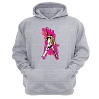 Genérico - Polerón Canguro Freddy Mercury Gris Claro Talla Xl Unisex