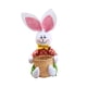 thumbnail image 3 of Cesta Divertida De Conejo De Pascua, Huevos, Cesta De Regalo De Dulces, Decoración Artesanal, Pantalones Verdes Para El Hogar, 3 of 5