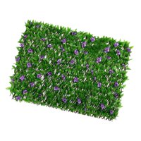 Magideal - Valla De Privacidad De Hojas Artificiales, Valla De Privacidad Telescópica De Vegetación Artificial, Fondo Artificial, Valla De Flores Para El Balcón 20X40Cm