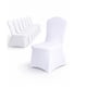 thumbnail image 1 of Pack X10 Fundas Blanco Para Silla Spandex Lycra Lisa Elegante, 1 of 4