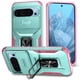 thumbnail image 1 of Funda Armada para Google Pixel 9 Pro con Tapa Deslizante y Soporte Magnético Giratorio Verde, 1 of 5