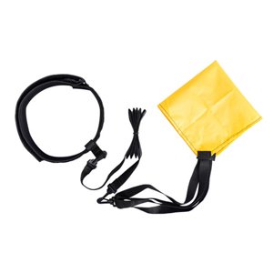 Ioensy - Equipo De Entrenamiento De Agilidad De Paracaídas De Natación Cinturón De Resistencia De Natación Con Arrastre 20Cm Amarillo