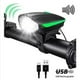 thumbnail image 4 of Luz bicicleta recargable Bocina usb 250 lms Color Negro, 4 of 4