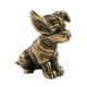 thumbnail image 3 of Mini figura de perro de latón, adorno práctico para decoración de té, mascota, escultura Feng Shui, estatua de animal para escritorio de oficina y ami, 3 of 5