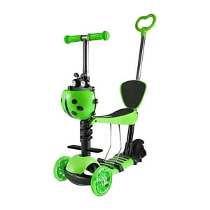 Global Latin - Scooter Monopatín 5 En 1 Y Ruedas Con Luces