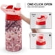thumbnail image 4 of Flor de CerezoBotella de Agua con Tapa Pop Top de Un Toque, Acero Inoxidable, a Prueba de Fugas, para Deportes, Botella Infantil rosa 12 oz, 4 of 6