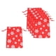 thumbnail image 2 of 6 Bolsas De Regalo Navideñas De Arpillera Con Cordón, 14 X 10 Cm, Lavables, Color Rojo, 2 of 5