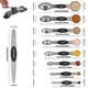 thumbnail image 2 of Cuchara De Medición Conjunto De 8 Cucharas De Medición Magnéticas Cucharas De Medición De Acero Inoxidable De Doble Lado Cucharada De Anidación Apilable Cucharada De Té Encaja En Frascos De, 2 of 3