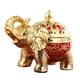 thumbnail image 1 of Estatua De Elefante Quemador De Incienso Soporte De Incienso Para Escritorio Decoración Del Hogar Rojo, 1 of 5