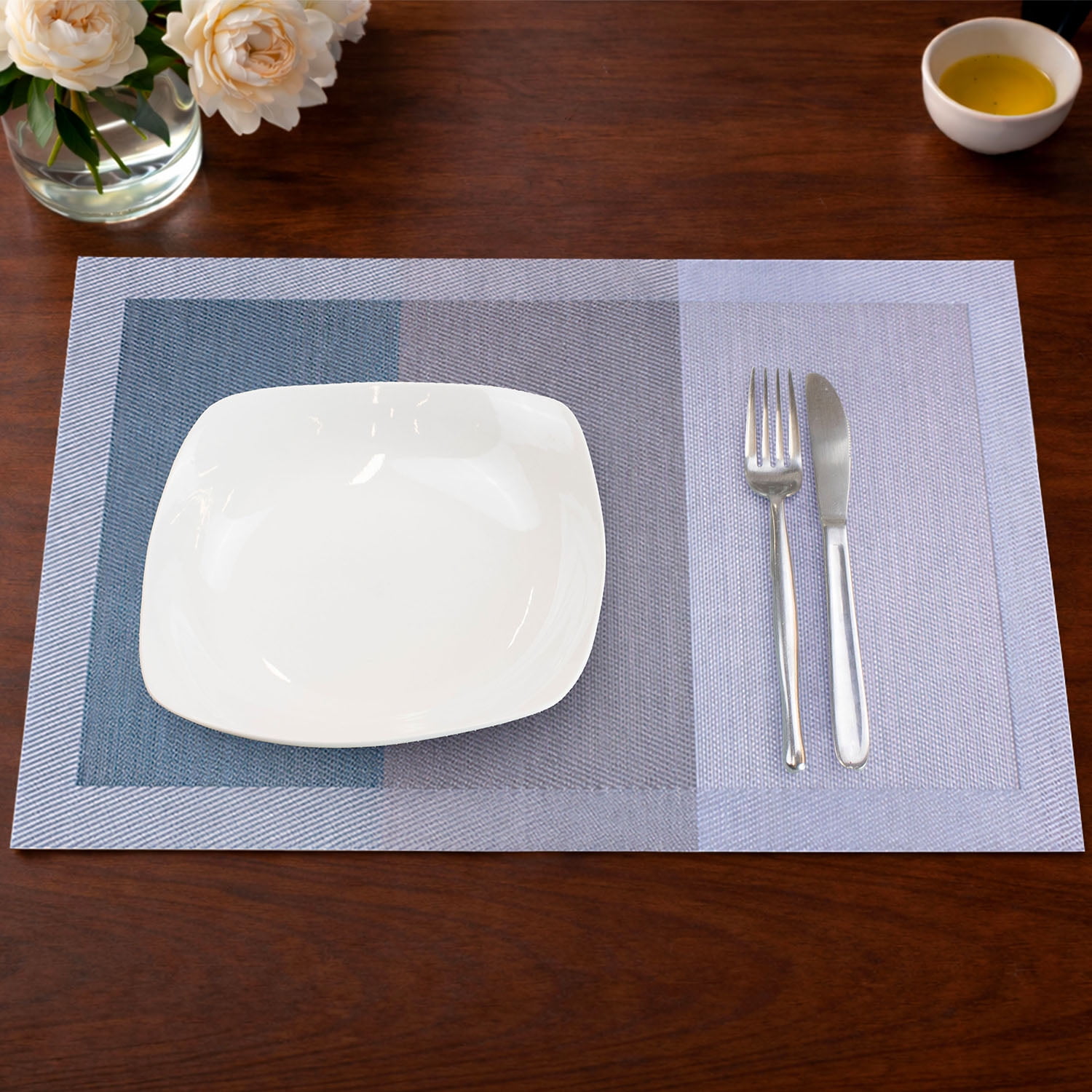Individual De Mesa Nautica Home 45x30cm Degrade Azul