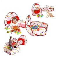 Leonimport - Carpa Piscina Para Pelotas Plegable Para Niños Rojo