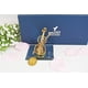thumbnail image 3 of Violín Crystal Delight de Mascot chapado en oro de 24 quilates, independiente, 3 of 3