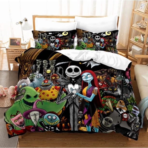 The Night Before Christmas Bedding Set Duvet Cover Pillow Cases 3-Piece Bedding Set (1 Duvet Cover + 2 Pillow Shams)