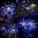 thumbnail image 2 of Set 2 Luces Micro Led Hadas Solar Fuego Artificiales Navidad, 2 of 10