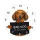 thumbnail image 2 of Reloj De Pared Con Dise?o De Perro Salchicha, Decoración De Pared Para Dormitorio, Oficina, Sala De Estar, 38 Cm, 2 of 5