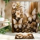 thumbnail image 3 of Set de decoración de baño Litabel, cortina de ducha con tapetes y funda de inodoro, 3 of 6