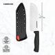 thumbnail image 4 of Cuchillo Farberware Edgekeeper Santoku de 12,7 cm con autoafilable, 4 of 8