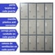 thumbnail image 3 of Locker Casillero Metálico 4 cuerpos 12 puertas, 3 of 8