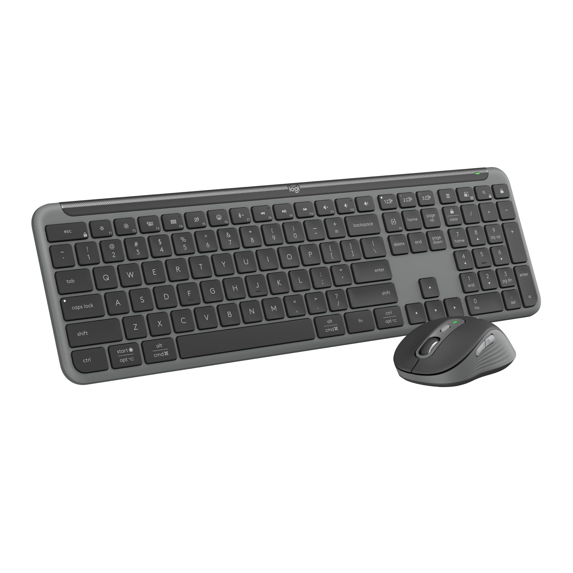 Combo De Teclado Y Ratón Logitech Mk955 Signature Slim