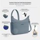 thumbnail image 3 of Bolso Travelon Roam Mediano Antirrobo de Nylon, 3 of 8