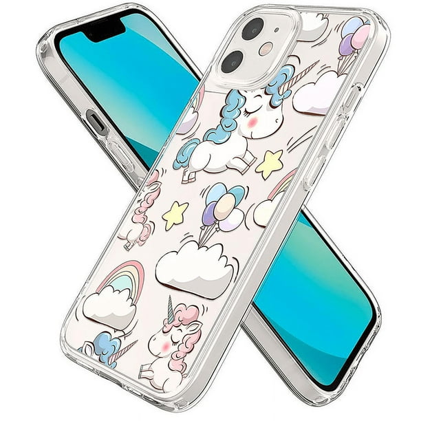 Cute Unicorn Suitable For Apple 13promax Mobile Phone Case Iphone12mini Transparent 14promax Sleeve 11 For Valentines Gift For Boy/Girlfriends Gift