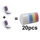 thumbnail image 2 of Set de tiza de sastre otylzto 20 piezas triangular 4 colores, 2 of 2