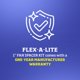 thumbnail image 4 of Espaciador de Ventilador Flex-a-lite 2.5 cm Plateado (14548), 4 of 8