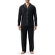 thumbnail image 1 of Conjunto de pijama IZOD de punto de gamuza para hombre, color negro, talla XL, 1 of 5