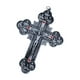 thumbnail image 3 of Crucifijo Religioso Cruz Cristiana Colgante Para Viajes Vacaciones Aniversario Plata, 3 of 5