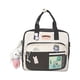 thumbnail image 1 of Kawaii Zipper Crossbody Bag, Cute Multifunctional Handbag With Cartoon Charm, School Bag Student Messenger Bag, 1 of 5