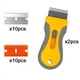 thumbnail image 1 of Get Your Cleaning Done in a Flash with our Flat Razor Blade Scraper Set - Perfect for Windows, Glass, Stovetop, and Paint Stripping!, 1 of 5
