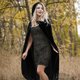 thumbnail image 4 of Capa con capucha para Halloween, 1 pieza, 140 cm, color negro, larga, para disfraz de bruja de Halloween, fiesta de cosplay., 4 of 7