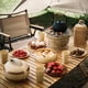 thumbnail image 3 of 21pcs Dinnerware Sets, Lightweight Unbreakable Dishes, Microwave Dishwasher Safe, Perfect For Camping, Picnic, RV, Great For Kids & Adults, 3 of 4