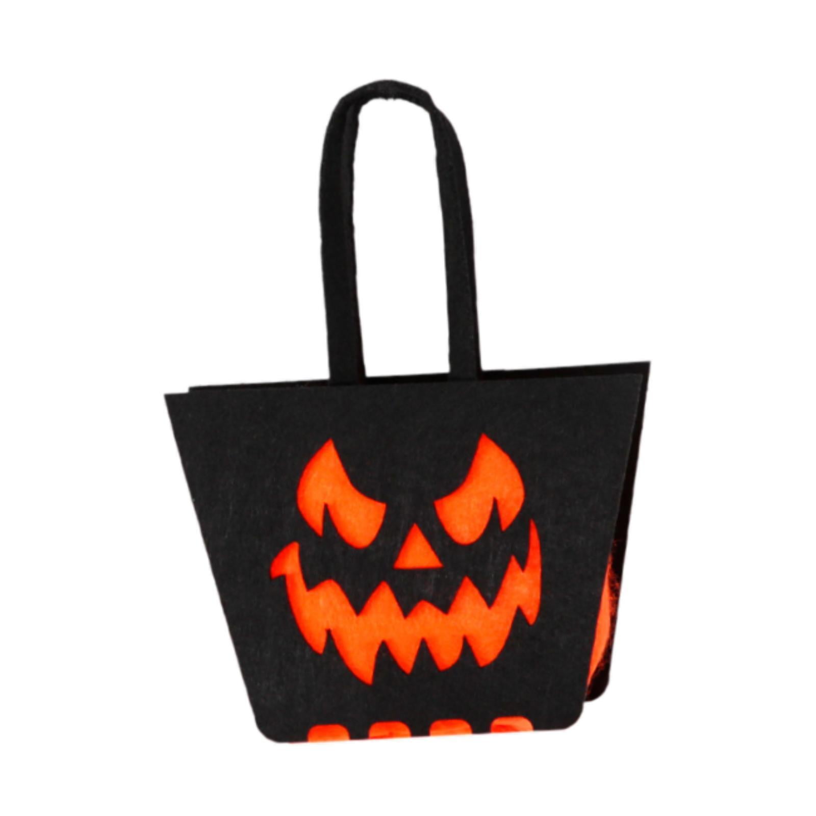 Gazechimp - Bolsa De Dulces De Halloween, Bolsa De Tela No Tejida Para Decoración De Halloween, Para Gabinete De Entrada