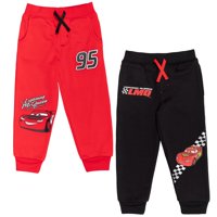 Pantalones Jogger Para Niños Pequeños Disney Rayo Mcqueen 2 Pares