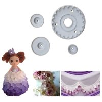 Genérico - Moldes Reposteria Moldes Para Fondant Molde Fondant Falda